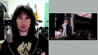 British guitarist reaction to Queen at LIVE AID. Why were they SO good?
