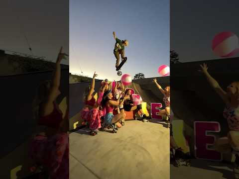 #Barbie takes over OC Ramps ‼️🛼💅✅ #barbiemovie #miniramp #skateclipsdaily #woodworking #carpentry