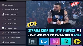 Xtream Code Url - Iptv Playlist 2025 Part 1