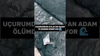 Uçurumdan Denize Atlayan Adam Ölümden Dönüyor