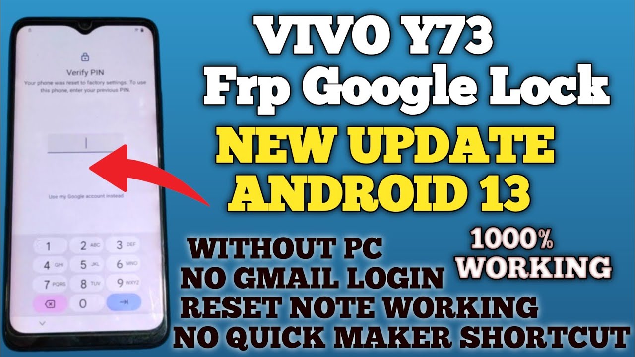 Vivo Y73 Frp Bypass Android 13 | Vivo Latest Security Vivo Y73 Frp Bypass Android 13 | Vivo Latest Security