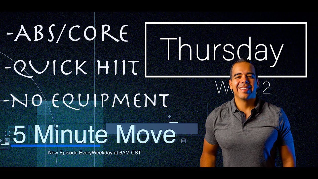 Abs/Core - Dumbbell - 5 Minute Move - Thursday