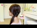 Knotted Waterfall Braid Hairstyle | Hair Tutorial