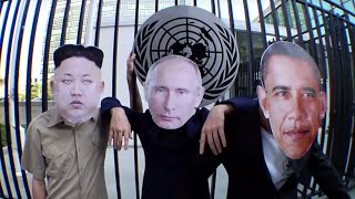  Vladimir Putin, Kim & Obama skate to 'Why can't we be friends?'