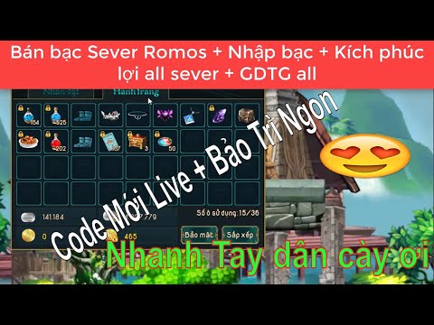 Dấu Ấn Rồng Mobile soha game | Code Mới Live Và Bảo Trì - Bán bạc Nhập Bạc kích phúc lợi | HTC game
