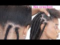 The easiest faux locs tutorial / beginners guide/step to secure the ends of your faux locs