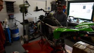Kawasaki Kfx450R First Start By Rt Quad Racing Full Ss Exhaust Jardine Rt99