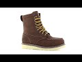 Iron Age Reinforcer Men's Brown 8" Wedge Work Boot - IA5081