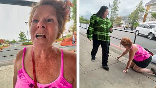 Karen Gets Instant Karma From Girl..