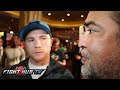 Canelo Alvarez says he will pressure Erislandy Lara intelligently & look for combinations