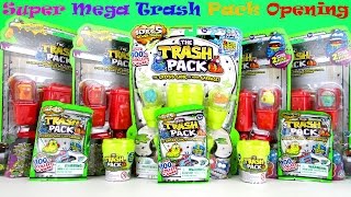 THE TRASH PACK 5 SERIES SURPRISE TOYS BLIND BAGS EGGS Super Palooza Unboxing Multipacks Video