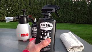Car Guys Detailing Wheel Cleaner Review | Auto Fanatic