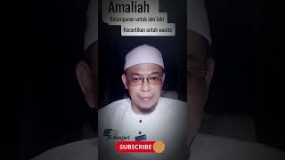 Amaliah Aura Wajah Tampan & Cantik