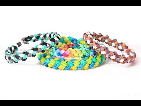 Mini Double Braid Bracelet Tutorial - ADVANCED Rainbow Loom