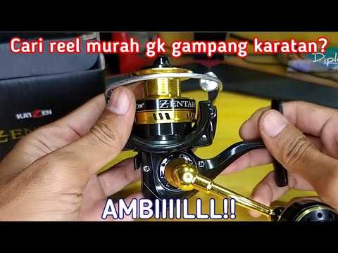 Review pemakaian reel Kaizen Zentaro 1000 || Murah, Banyak Plus-nya!