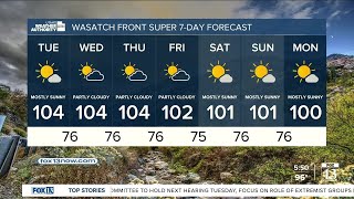 Utahs Weather Authority Scorching Hot All Week - Monday, July 11 Evening Forecast