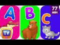 ChuChu TV Alphabet Animals Song with Animal Names & Animal Sounds | Nursery Rhymes for Kids