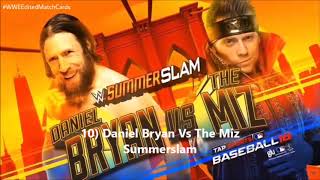 Top 15 WWE Matches of 2018 Main Roster