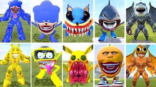Evolution Of Sonic Tralalelo Tralala Vs Sonic Exe Poppy Playtime Chapter 5 In Garrys Mod
