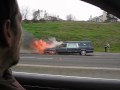 Hearse on Fire...Not everyday you see this!!!