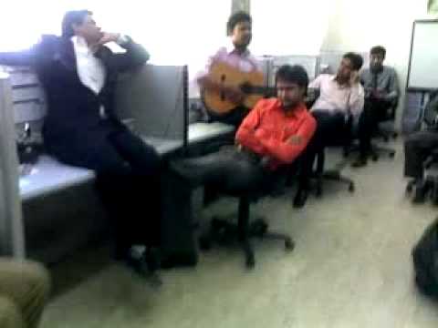raheel with colleagues tera chahra and mujhe chu rahi hai 2010...