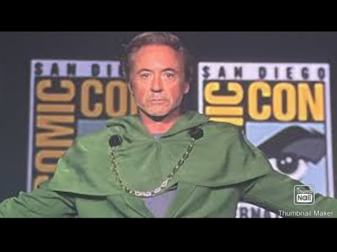 Jonathan majors out . Robert Downey Jr in . #wewantiron #marvel #comiccon  People upset