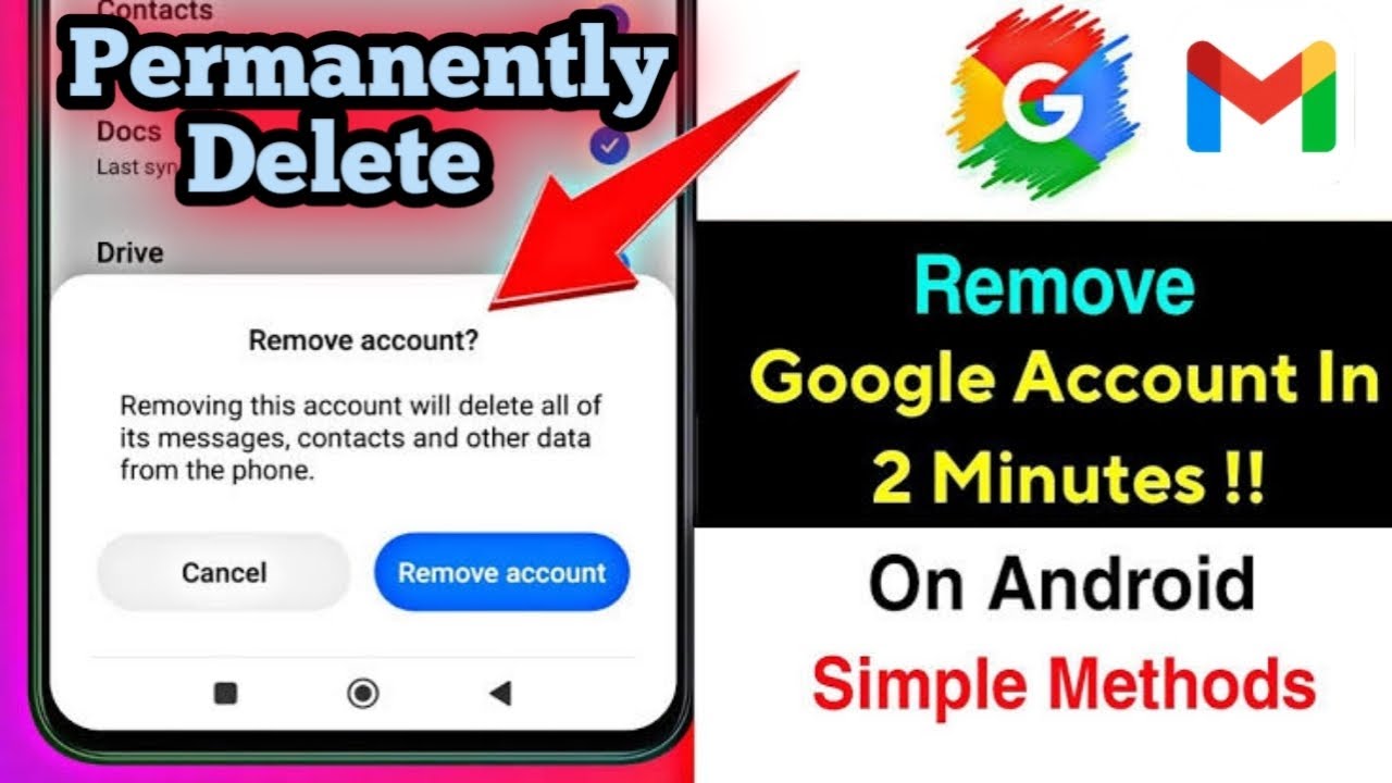 Google Account Kaise Delete Kare || How To Remove Google Account Kaise Delete Kare || How To Remove