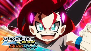 Beyblade Burst Quadstrike Ep.20 Unbesiegbare Schatten Aiger Gegen Bel