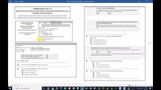 Utilisation Du Formulaire Cad-Ic 2022