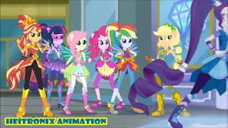 Mlp Fim Avengers Infinity War Rainbow Dash Team Meets Equestria Girls