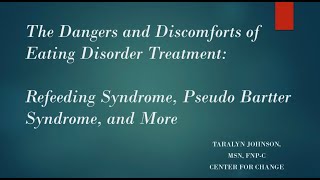 The Dangers And Discomforts Of Eating Disorder Treatmentrefeeding Syndrome, Pseudo Bartter Syndrome