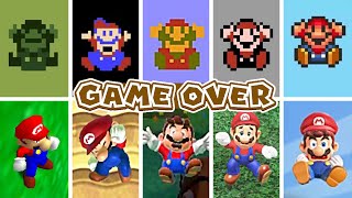 Evolution Of Super Mario Death Animations & Game Over Screens 1983 - 2023