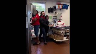 She Wasnt Playing Kfc Worker Throws Water On A Complaining Customer