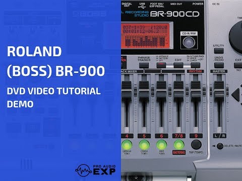 Roland (Boss) BR-900 DVD Video Tutorial Demo Review Help