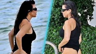 Kourtney Kardashian Leaves Little To Imagination In Recent Beach Outing In Thong Bikini