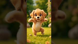 Cute Dog Baby Vroom Vroom Dance