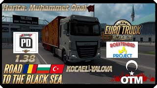 Ets 2 1.38 Daf İle Kocaeli̇-Yalova Seferi̇m. Onalmap Türkiye Haritası V1.3 Harita Muhammet Önal