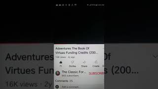 Adventures The Book Of Virtues Funding Credits