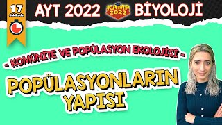 Popülasyonların Yapısı | AYT Biyoloji #Kamp2022