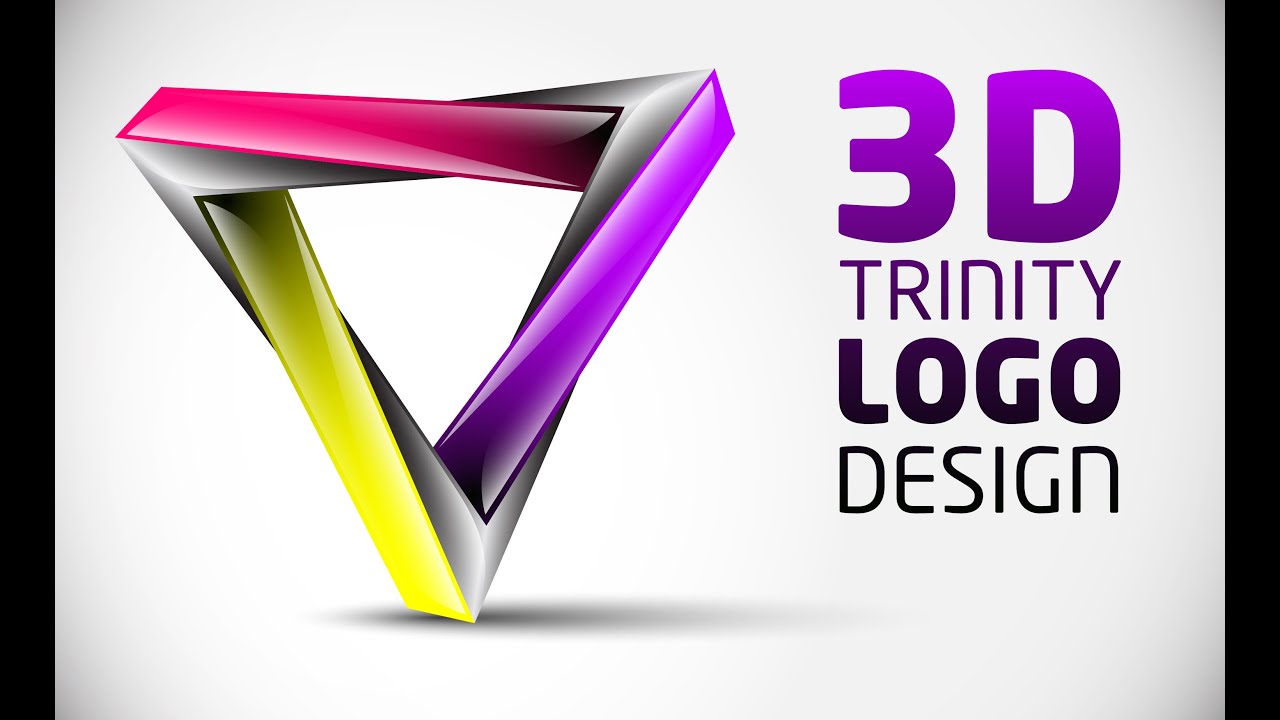 How to create FULL 3D logo design in Adobe Illustrator CS5 HD1080p 