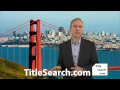 How do you do a chain of title or a title search in San Francisco? | AFX