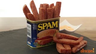 Spam Fries With Y Garlic Sriracha Dipping Sauce Spam Recipes Allrecipes