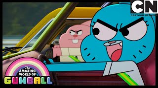 Richard And Nicole Car Racing Gumball Cartoon Network
