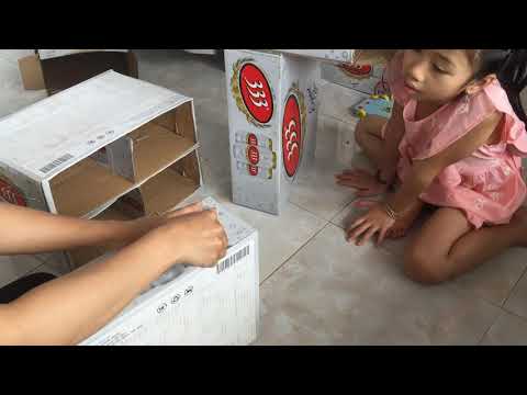 cách làm kệ giày từ thùng bia - how to make shoe racks?