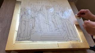 Timelapse of gilding & Real speed