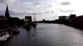 Sturm Und Sturmflut An Der Weser In Bremen