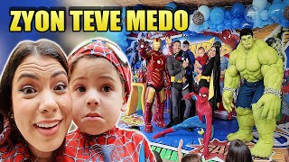 Dia De Festa Do Filho Da Jaque Sobrinho Lili Chorou E Zyon Ficou Com Medo Kathy Castricini