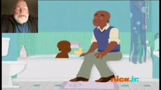 Big Bill Watches Little Bill Taking A Bath
