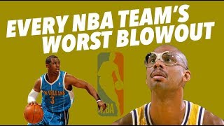 EVERY NBA TEAM'S WORST BLOW OUT LOSS - Crazy Stats and Pure Sadness