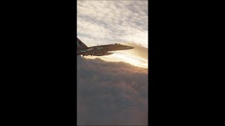 Coming Out Of The Clouds In Formation(Dcs)#Shorts